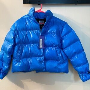 Women's Blue Puffer Jacket